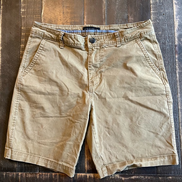 Aeropostale Other - Aeropostale Men's Tan Flat Front Chino Shorts